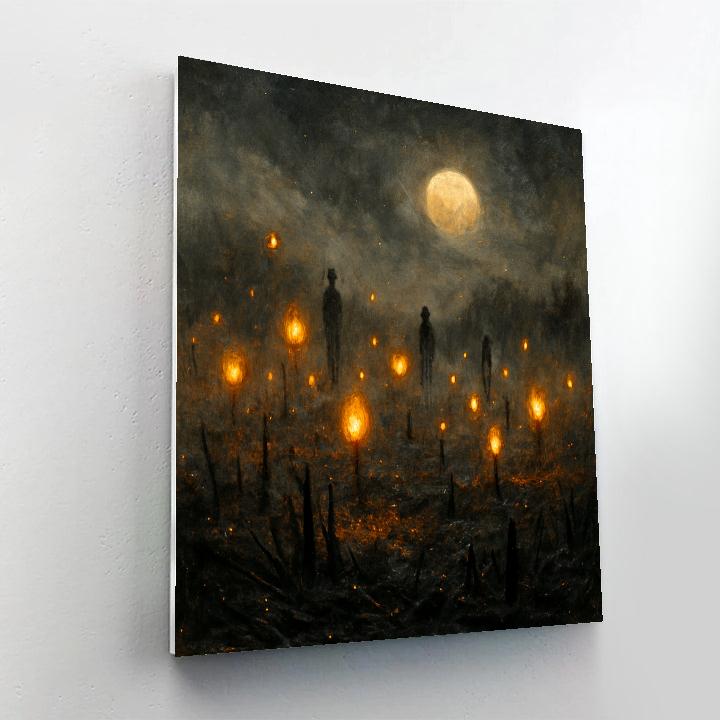 The Lanterns Of Cinderfield Numbered painting kits