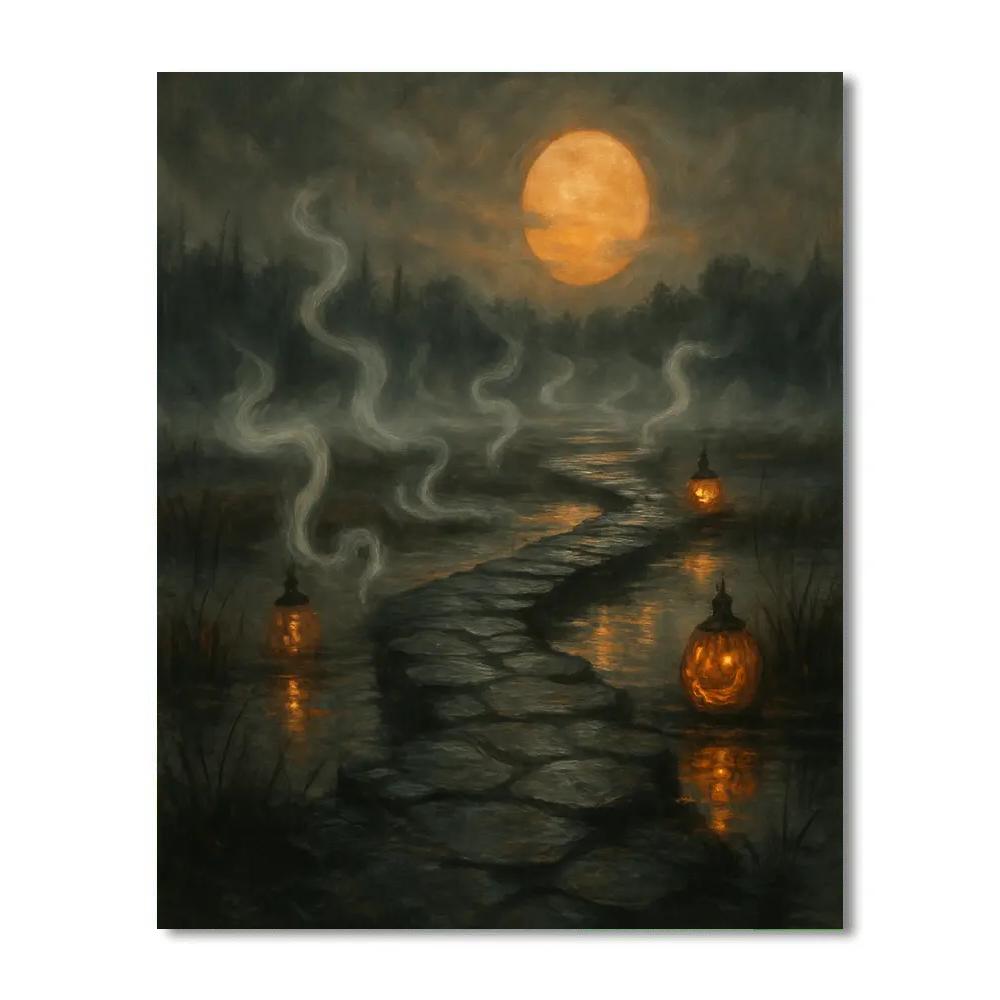 The Wisping Causeway paint by numbers