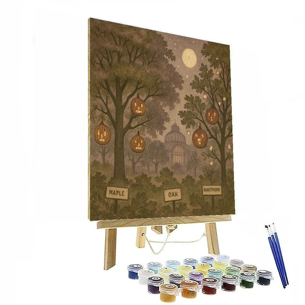The Lanternwood Arboretum Painting by numbers kit