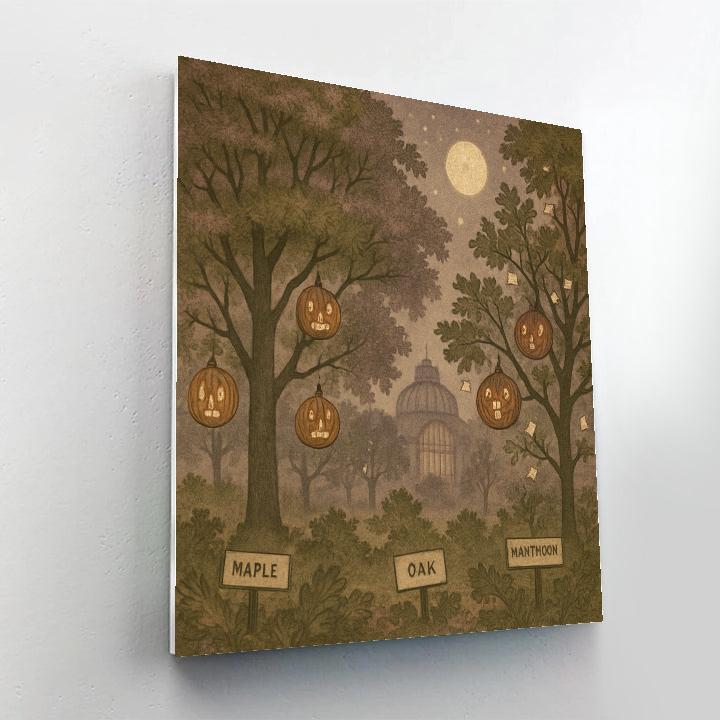 The Lanternwood Arboretum Painting by numbers kit