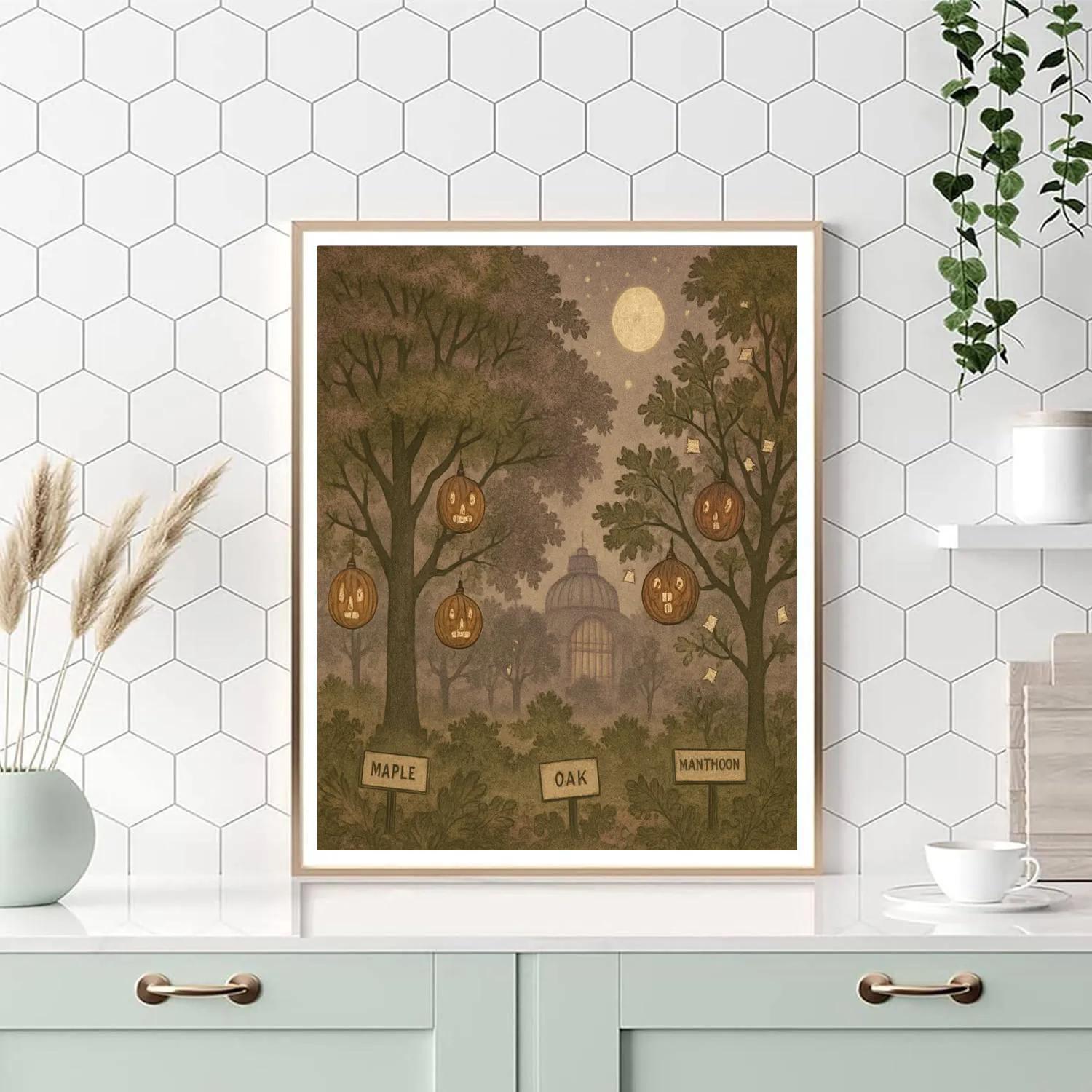 The Lanternwood Arboretum Painting by numbers kit