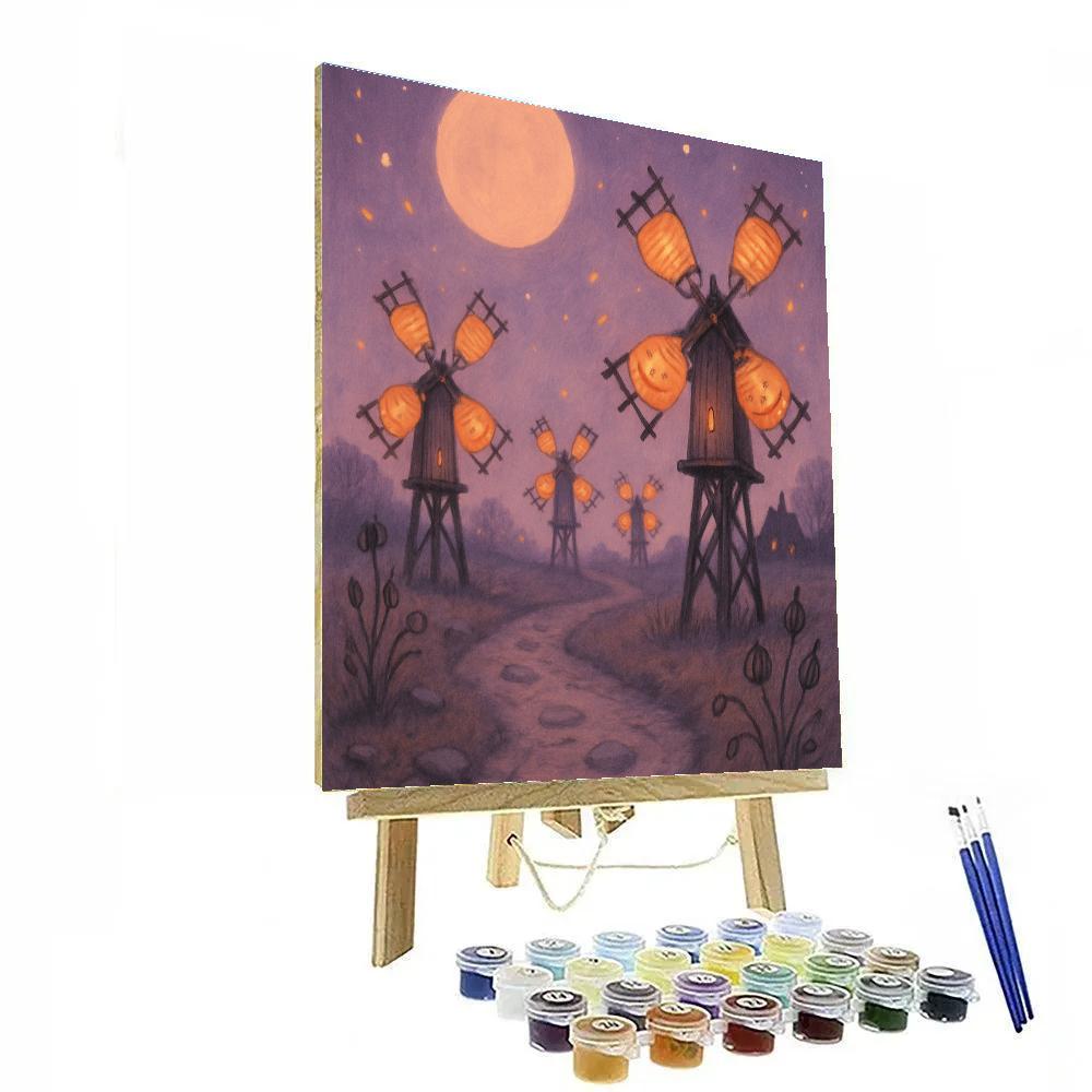 The Phantom Windmill Lane paint by color