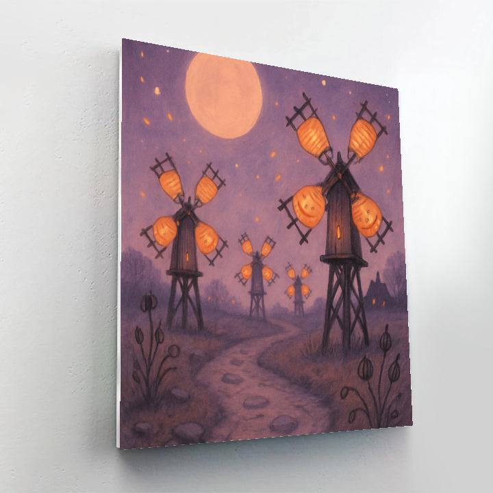 The Phantom Windmill Lane paint by color