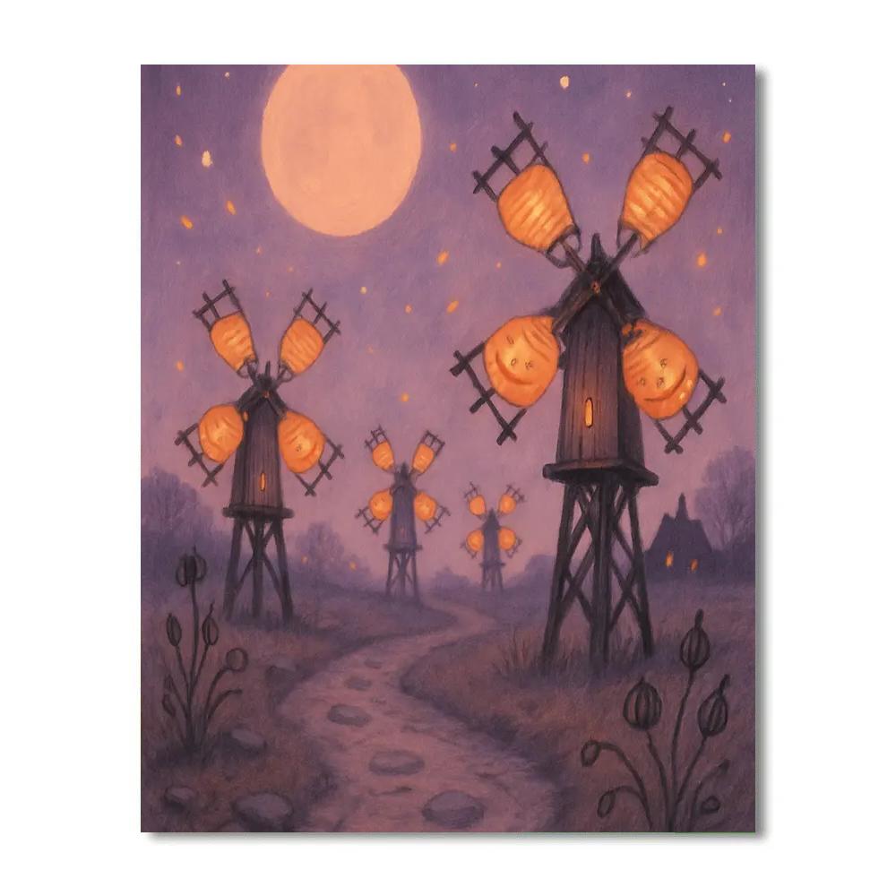 The Phantom Windmill Lane paint by color