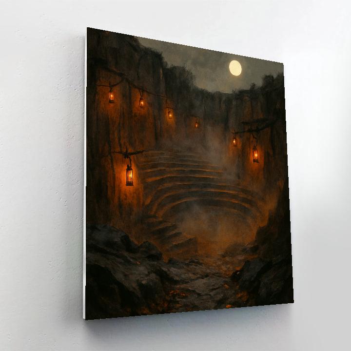 The Lanterned Quarry painting number kit