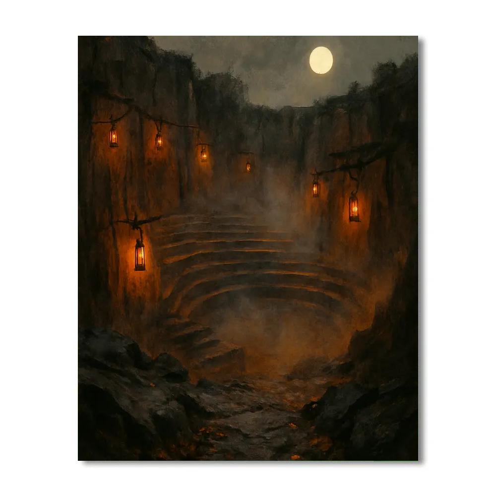 The Lanterned Quarry painting number kit