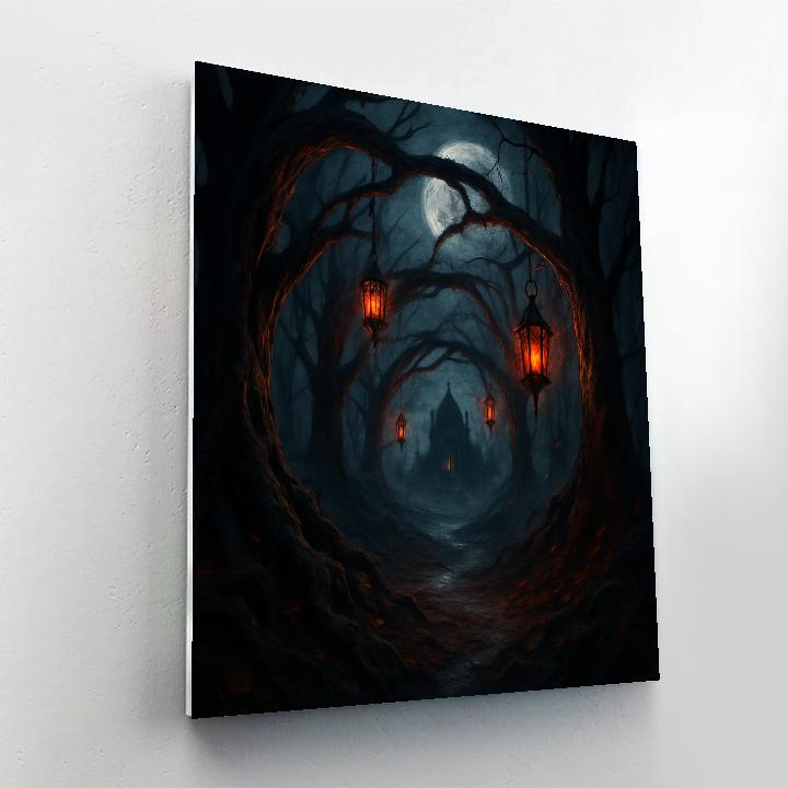 Marrow Lane Lanterns DIY paint by numbers