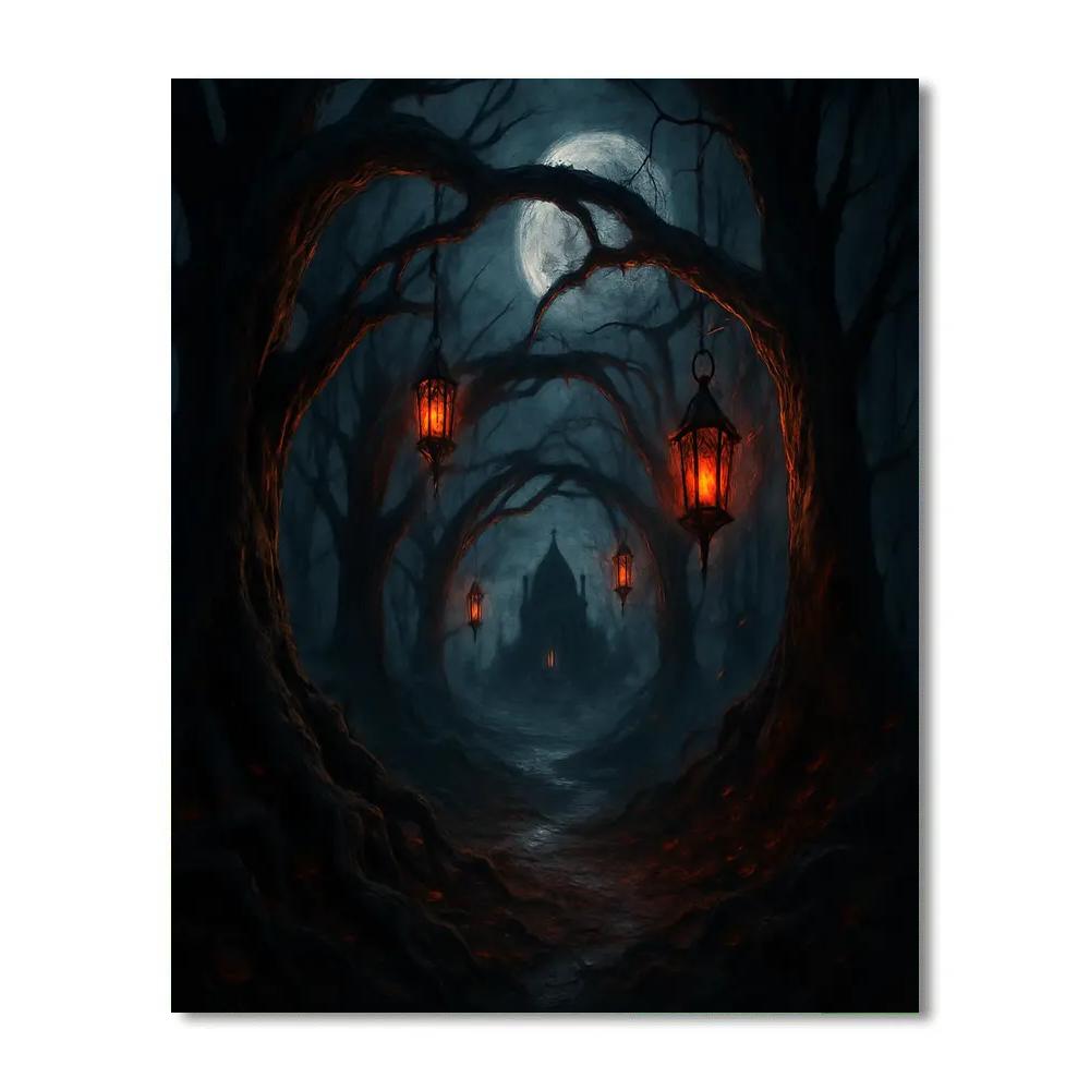 Marrow Lane Lanterns DIY paint by numbers