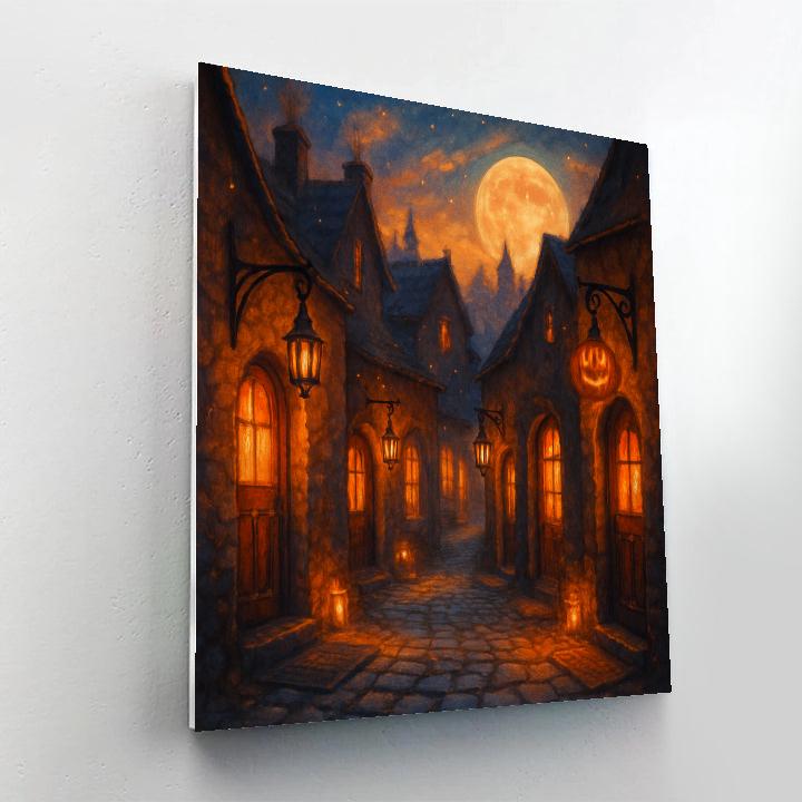 The Hollow Hearth Lane paint by number