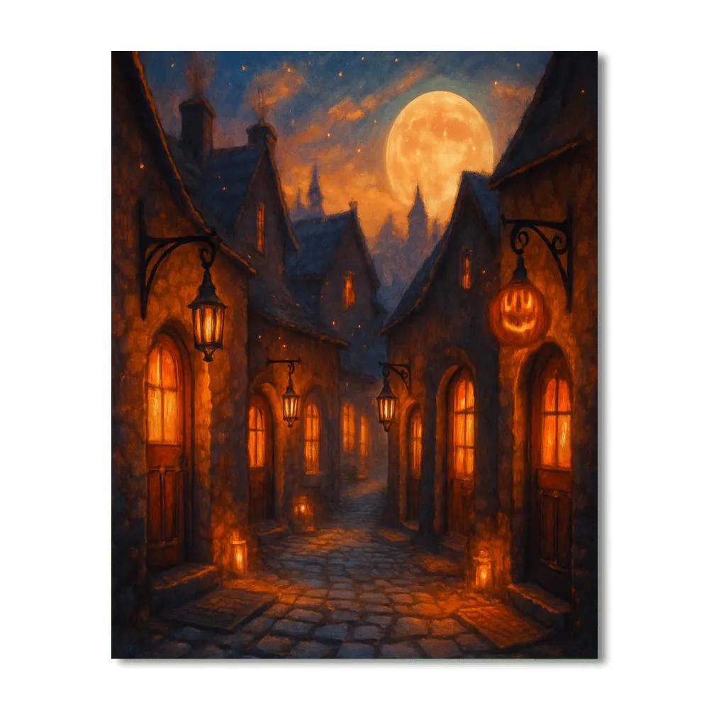 The Hollow Hearth Lane paint by number