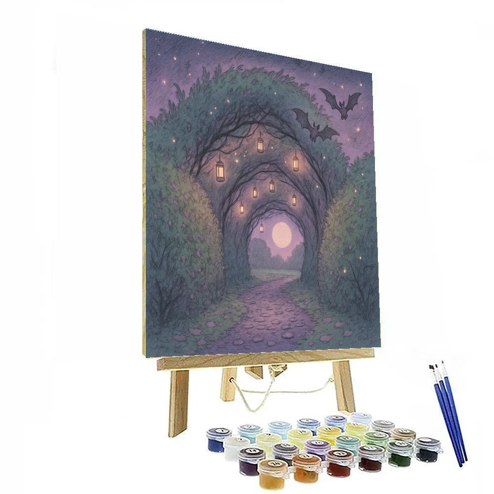 The Glowing Hedgerow Passage paint by numbers