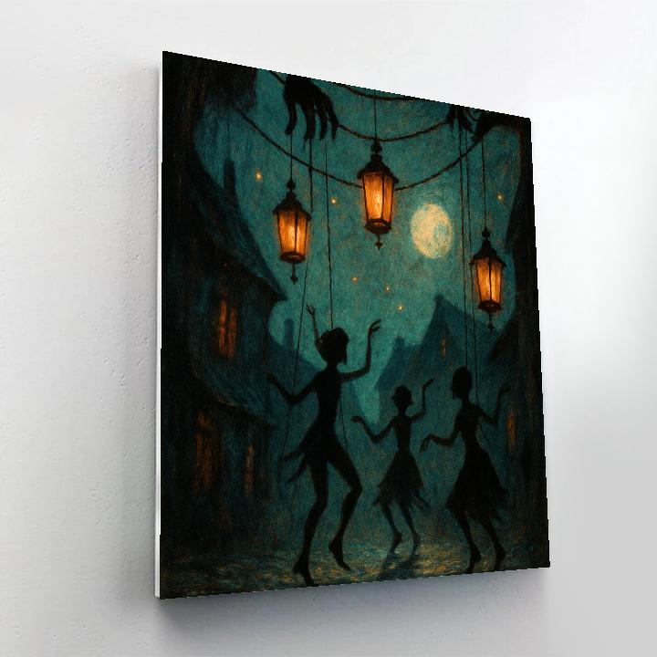 The Lantern Puppeteers Lane painting number kit