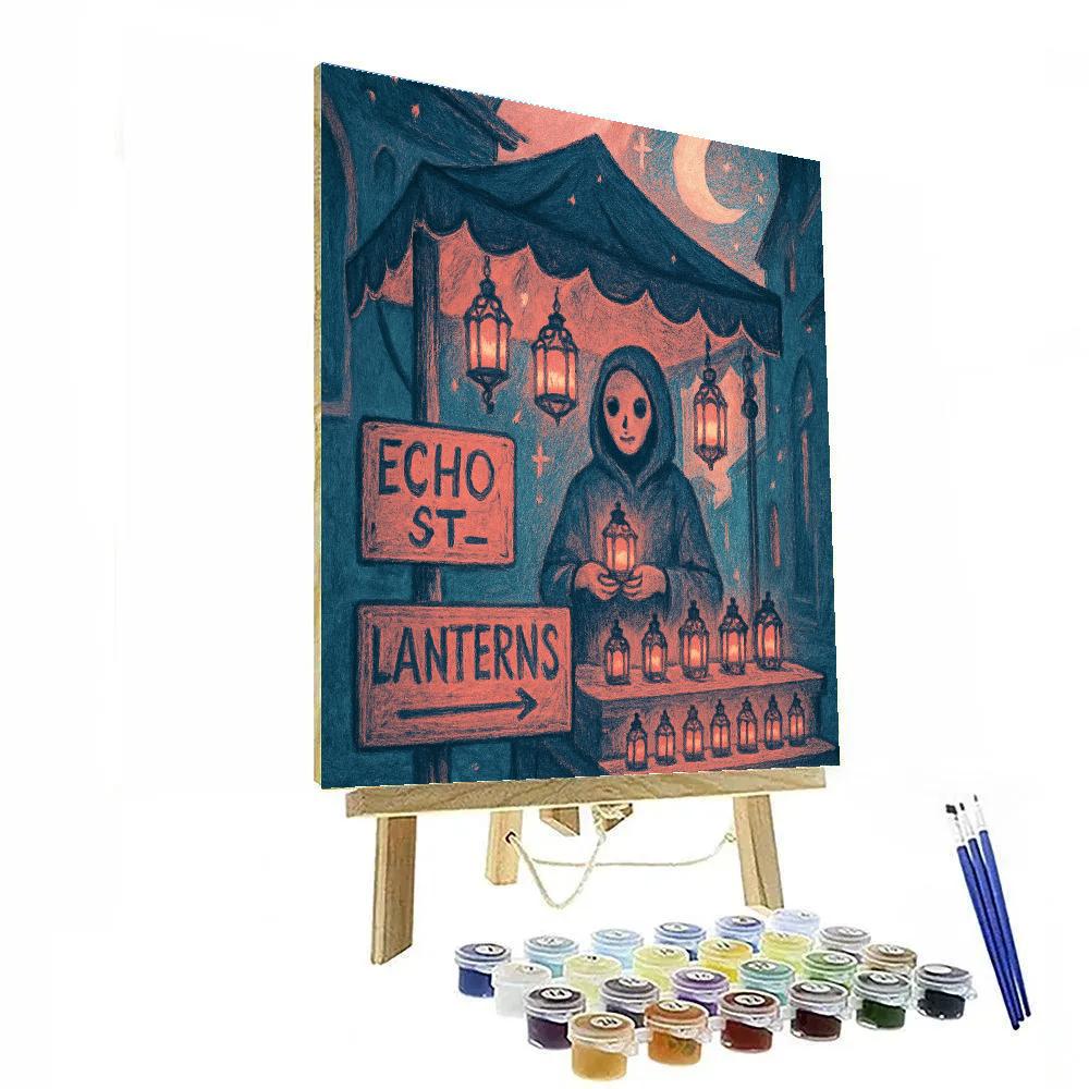 The Lanternstall Of Echo Street Painting by numbers kit