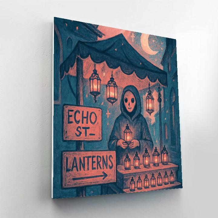The Lanternstall Of Echo Street Painting by numbers kit