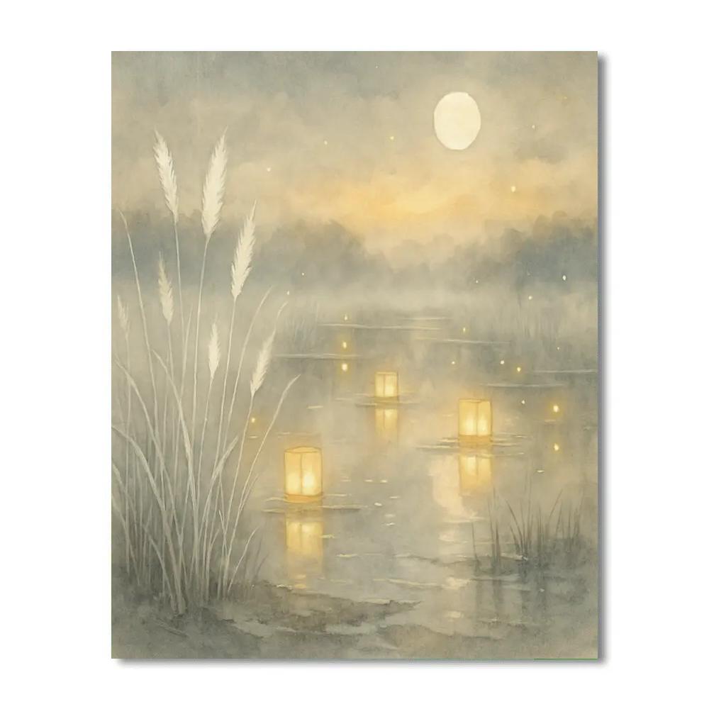 The Lantern Of The White Fen Number painting