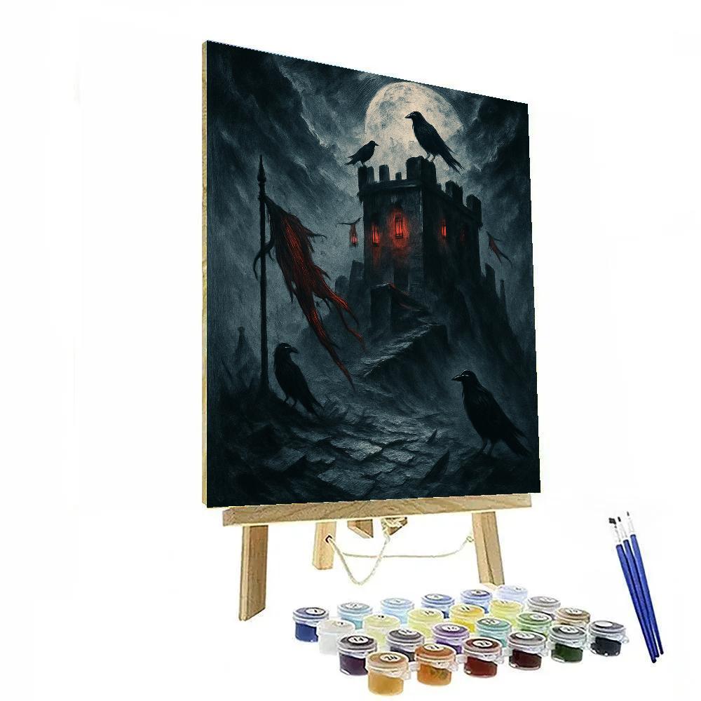 The Lanterned Bastion Of Crows Number painting