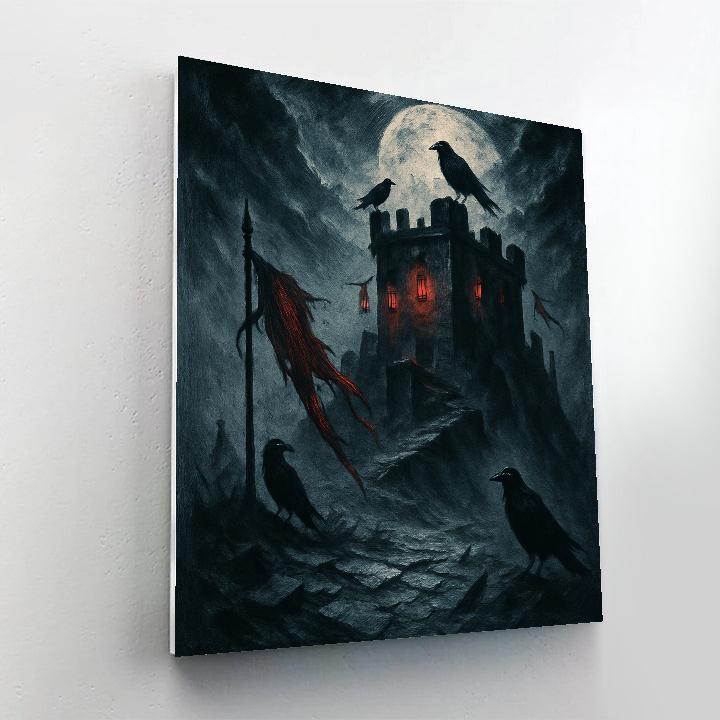 The Lanterned Bastion Of Crows Number painting