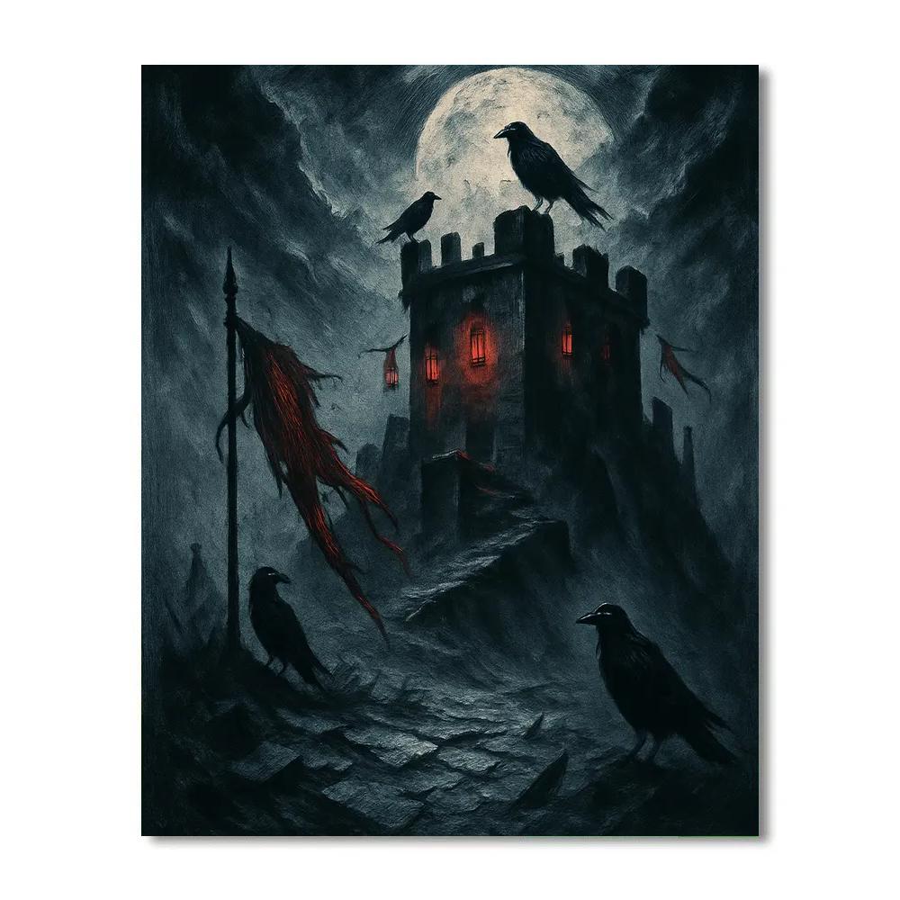 The Lanterned Bastion Of Crows Number painting