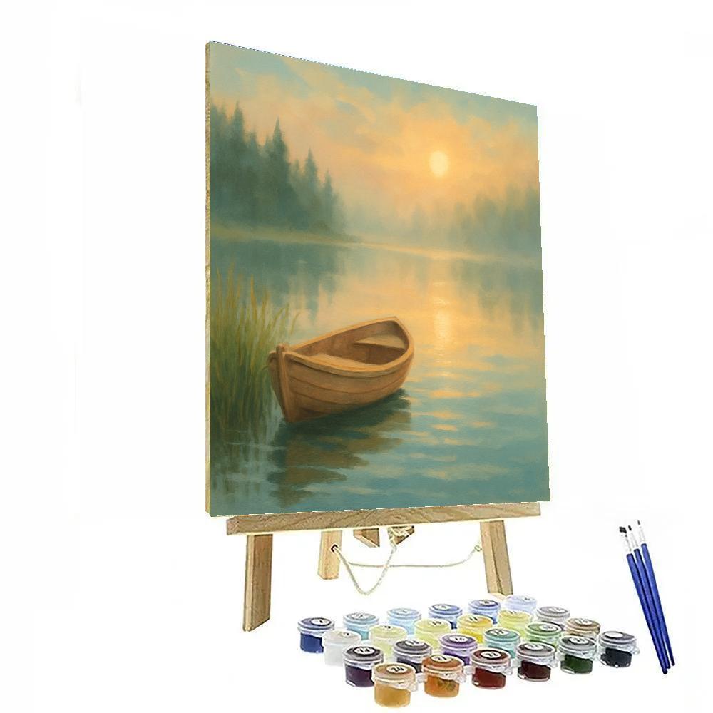 Morning Lake Haven paint by number