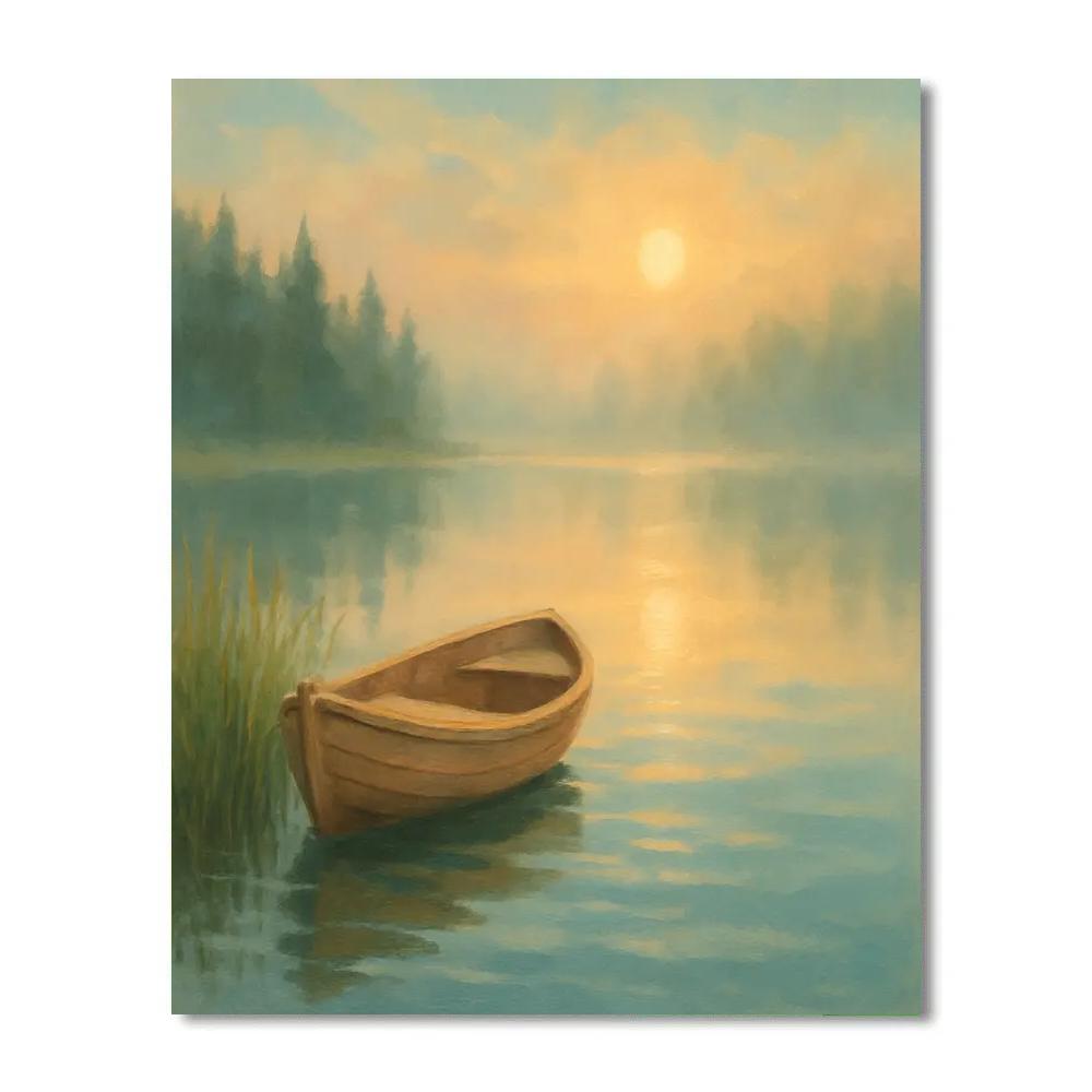 Morning Lake Haven paint by number