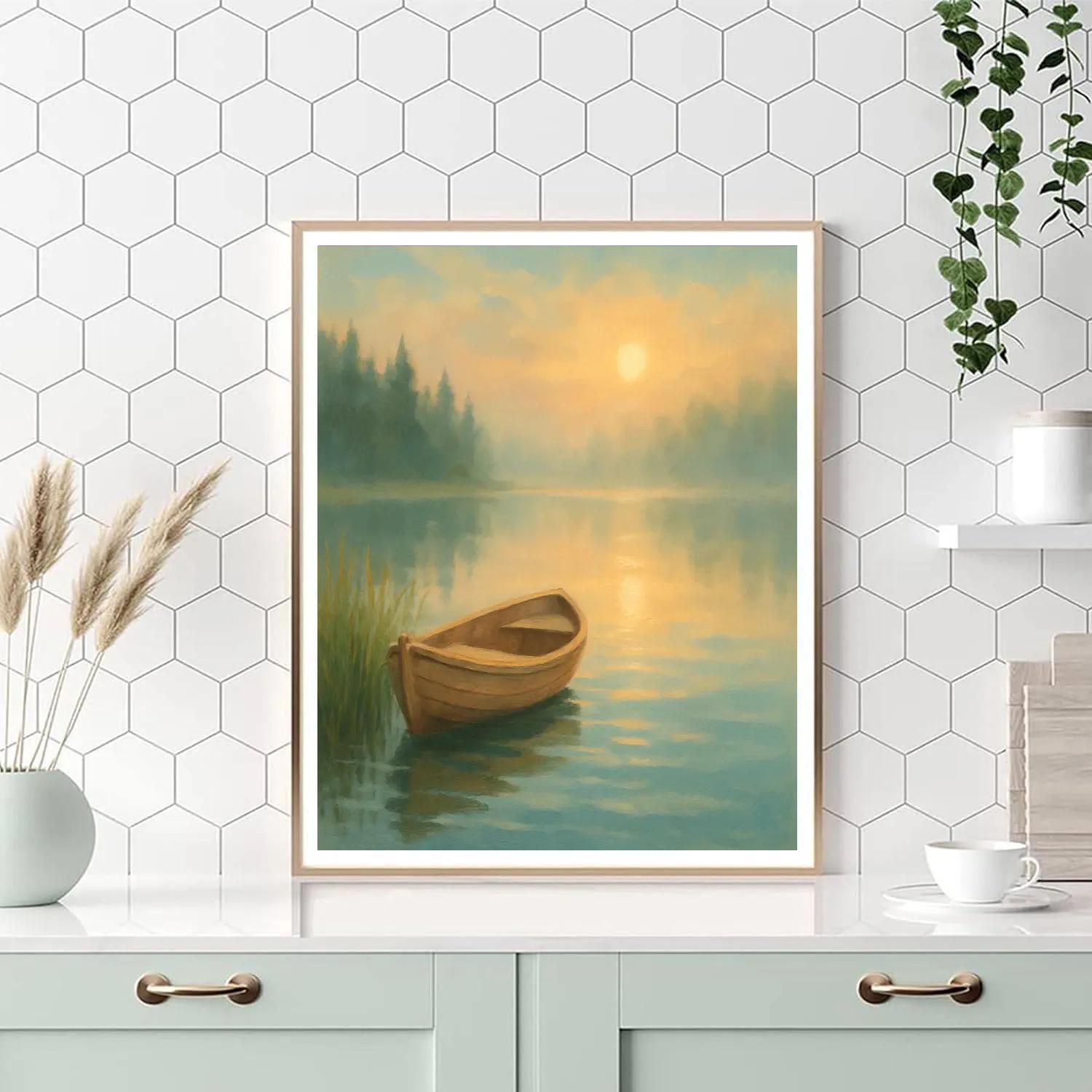 Morning Lake Haven paint by number