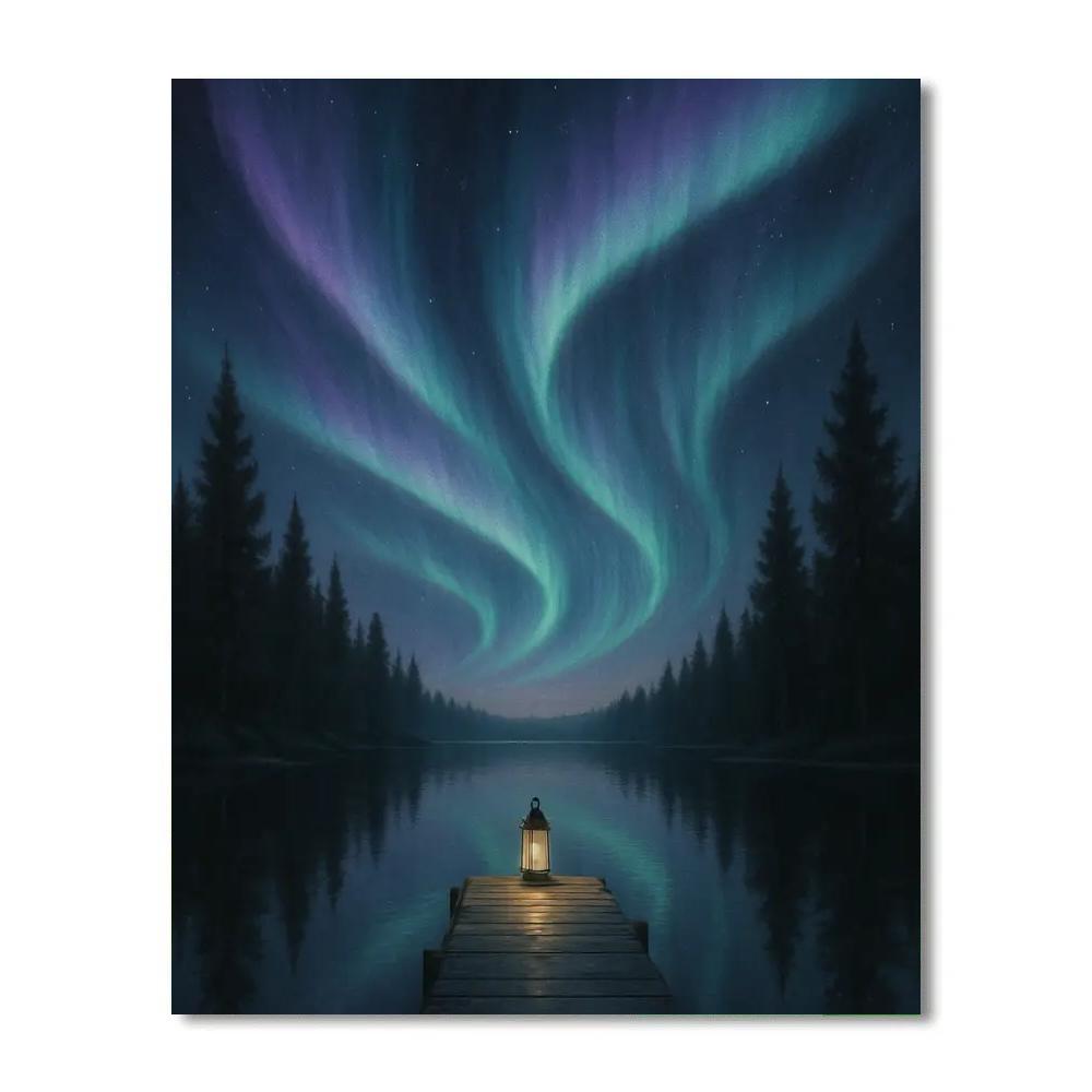 Inspire Aurora Sparks Paint by numbers kits