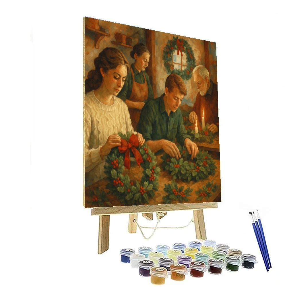 Wreath Whisperers Painting by numbers kit