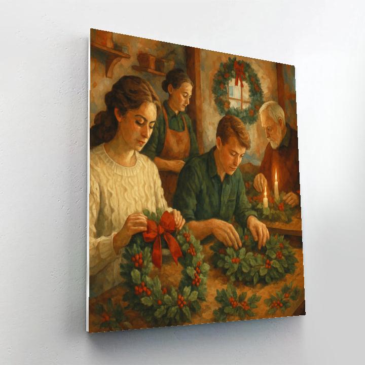 Wreath Whisperers Painting by numbers kit