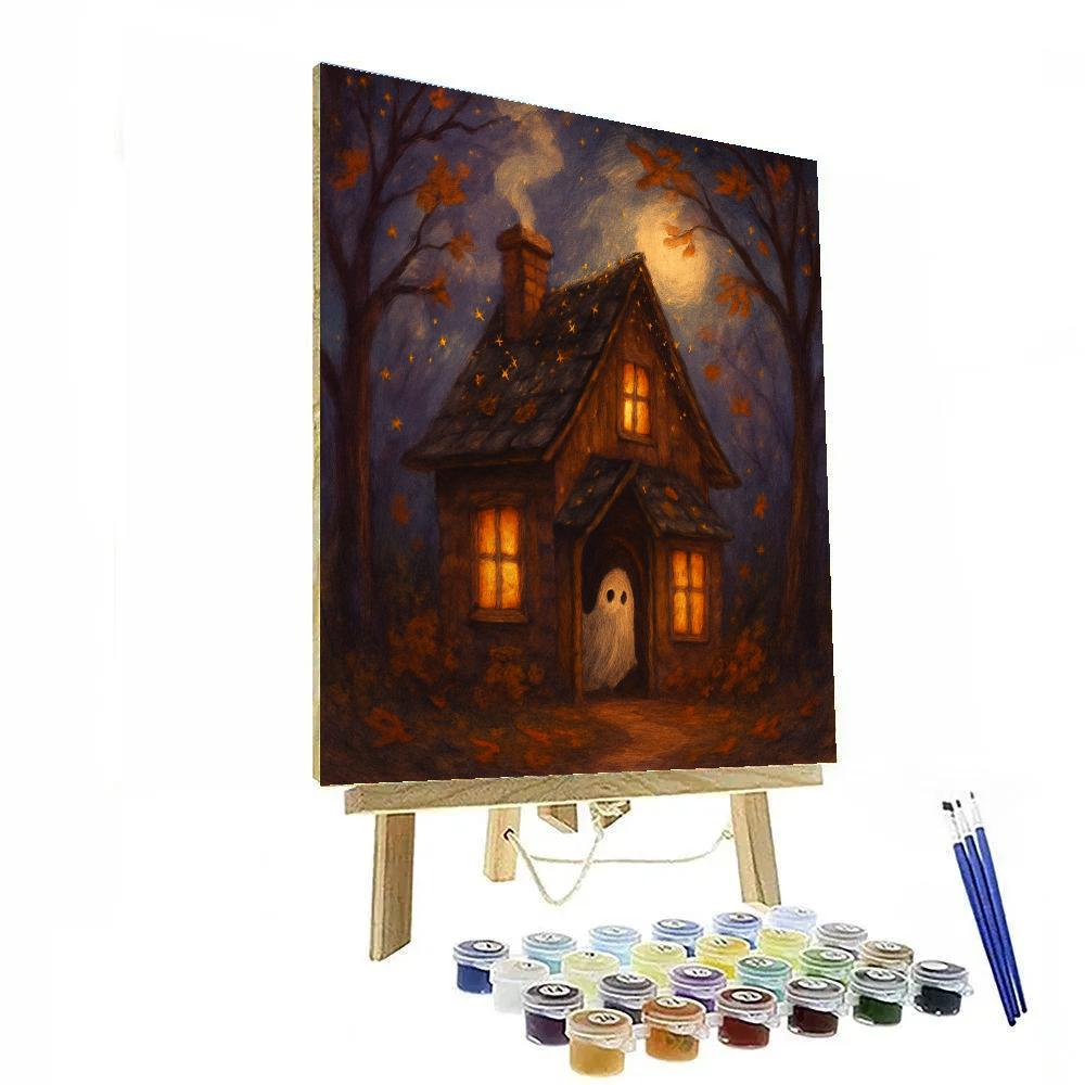 Harvest Moon Storybook House DIY paint by numbers