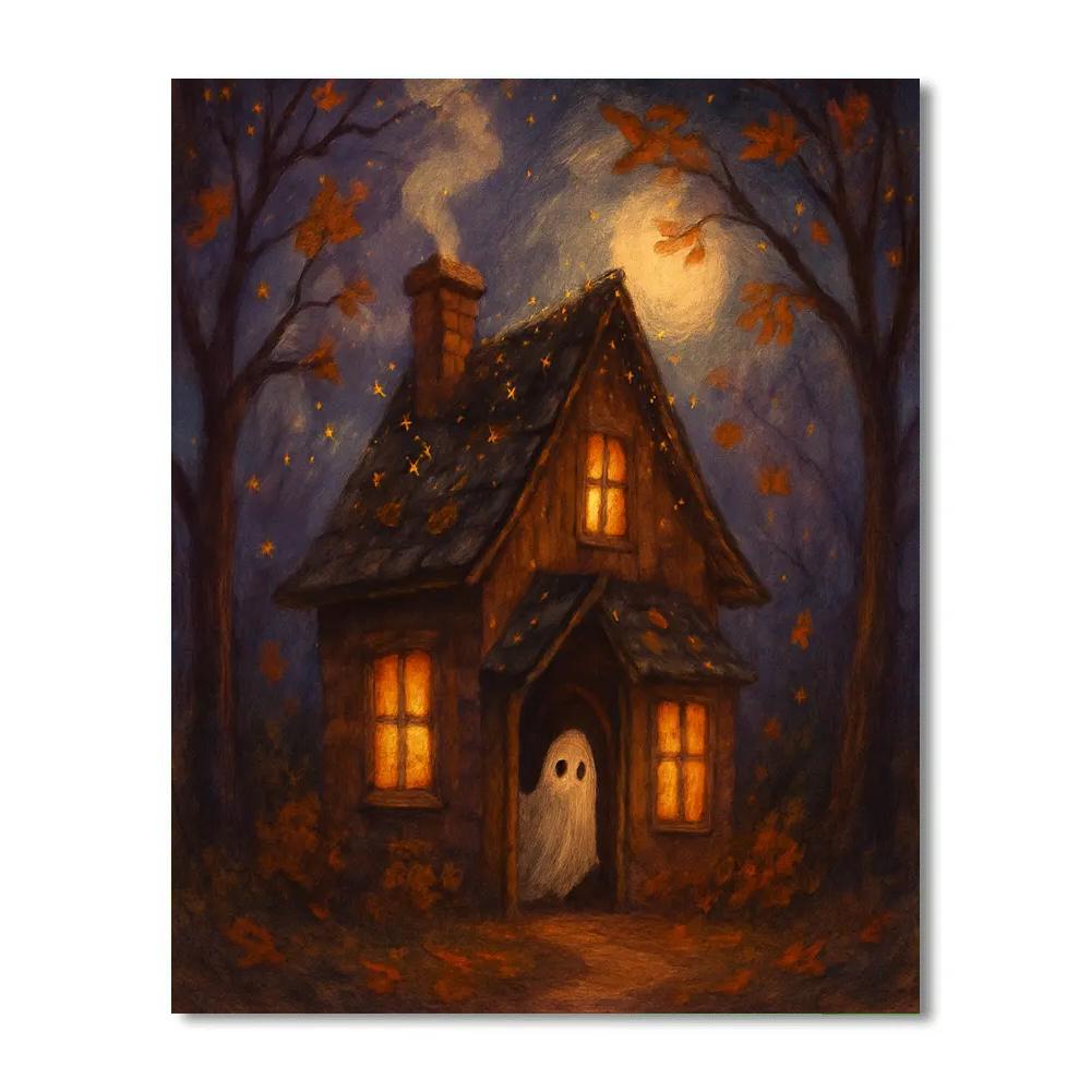 Harvest Moon Storybook House DIY paint by numbers