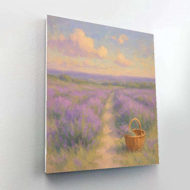 Lavender Wind Over Hills Paint by numbers art