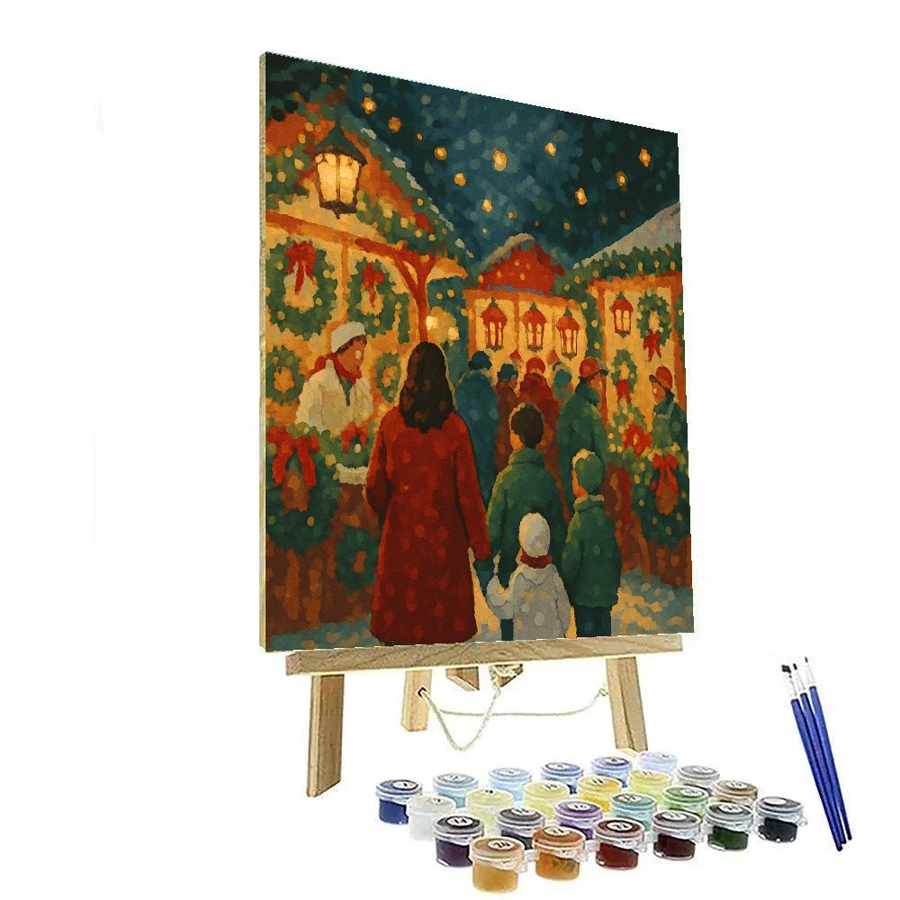Noel Night Bazaar Number painting