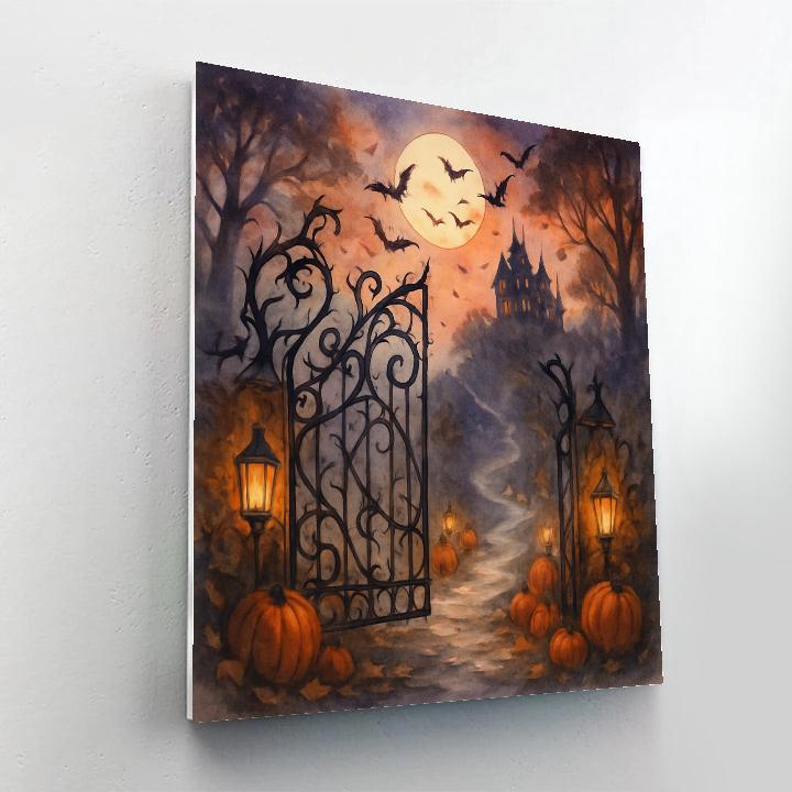 Twisted Gateway To October painting number kit