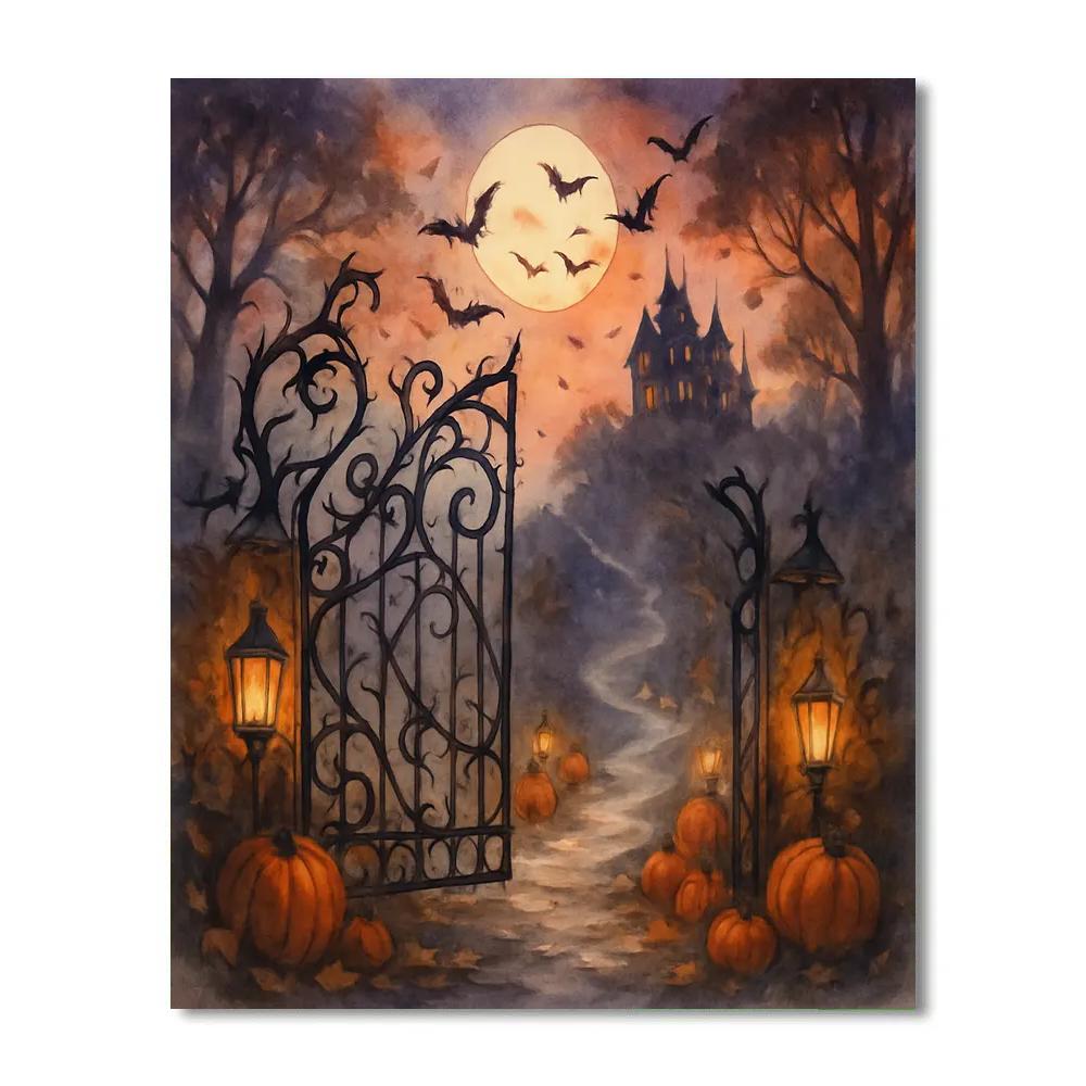Twisted Gateway To October painting number kit