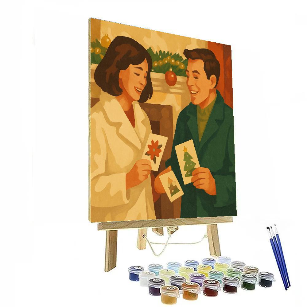 Tidings And Tinsel Numbered painting kits