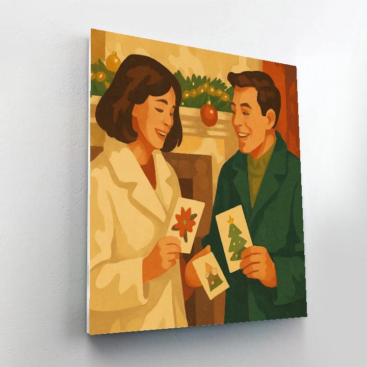 Tidings And Tinsel Numbered painting kits