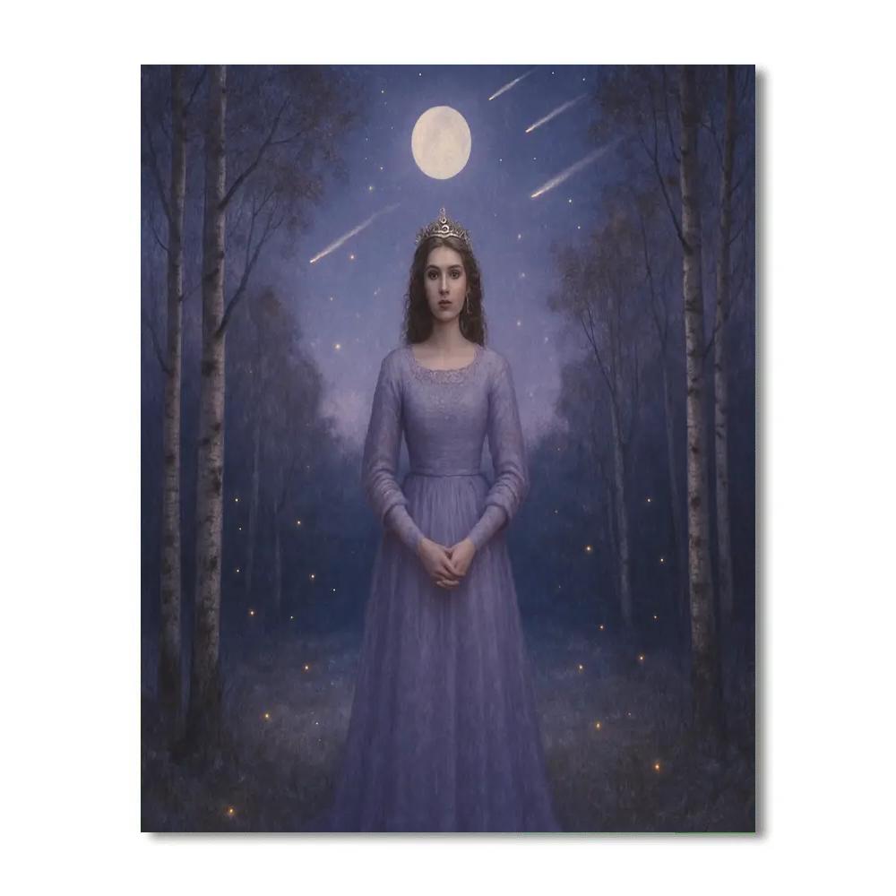 Princess Starlit Coronation Number painting