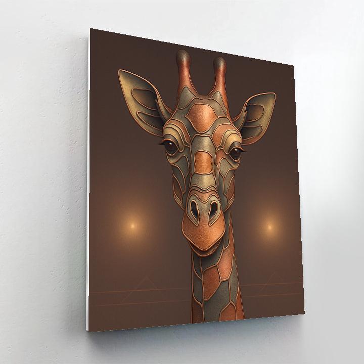 Chrome Giraffe Mirage Paint by numbers art