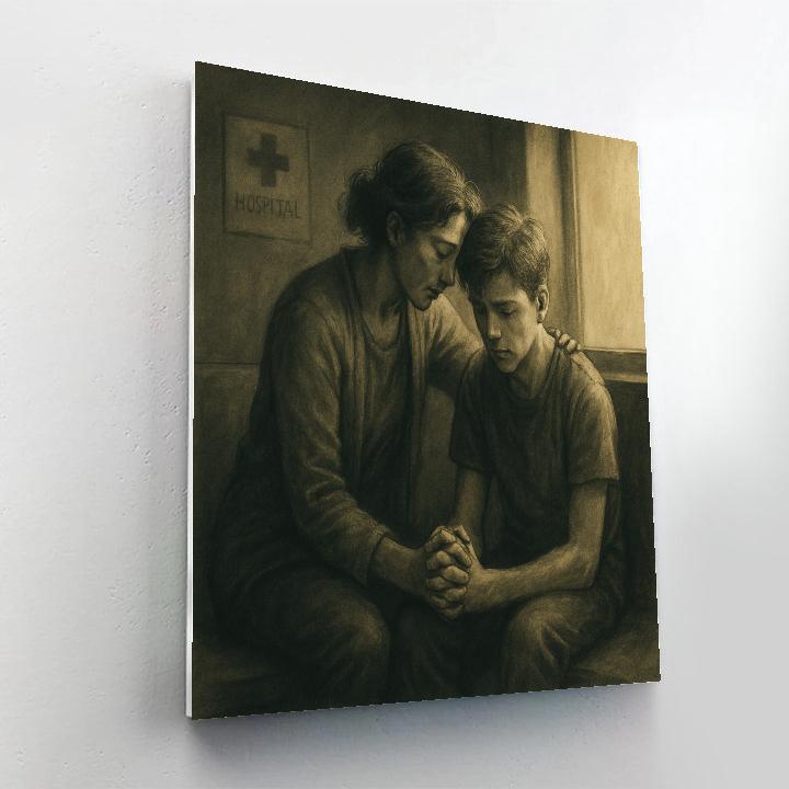 Quiet Hospital Waiting Embrace paint by number