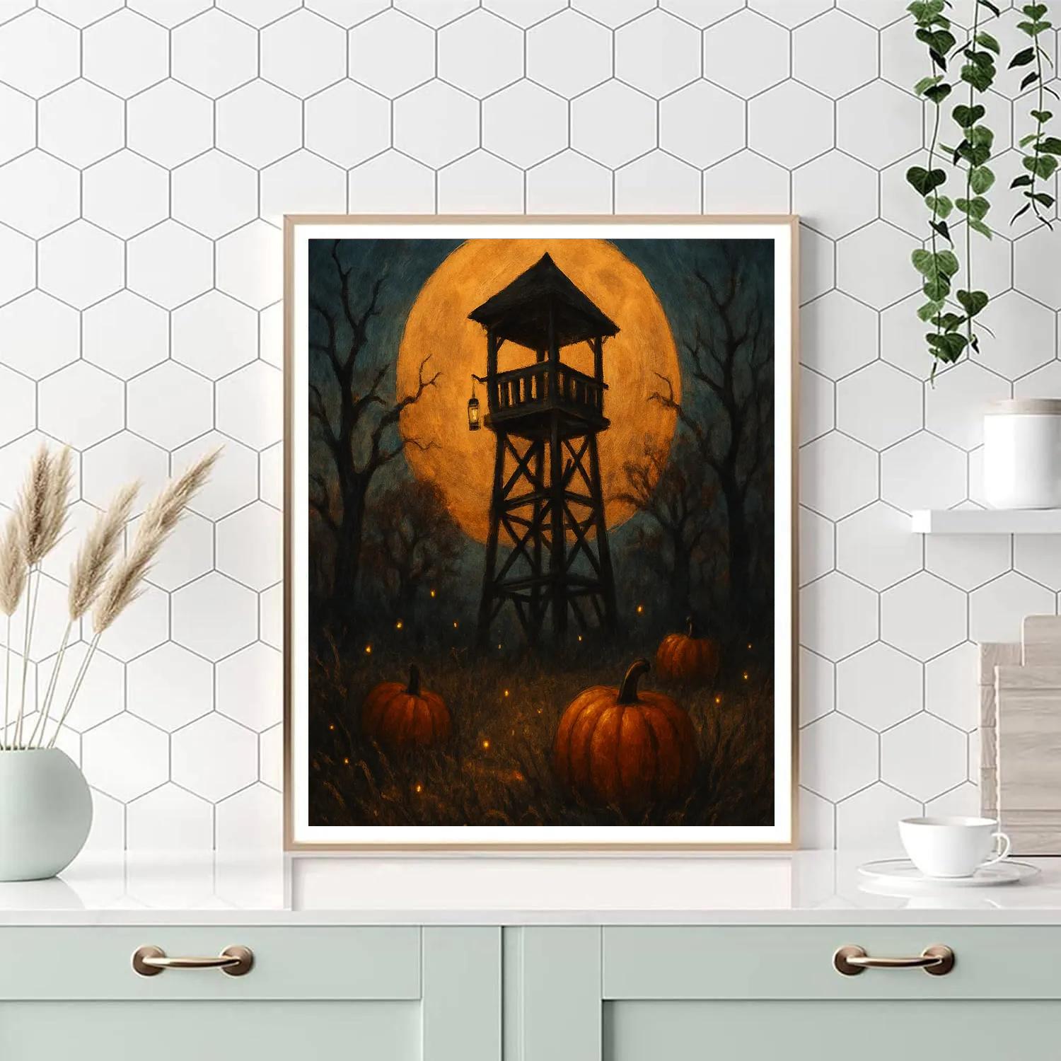 Harvest Moon Watchtower Numbered painting kits