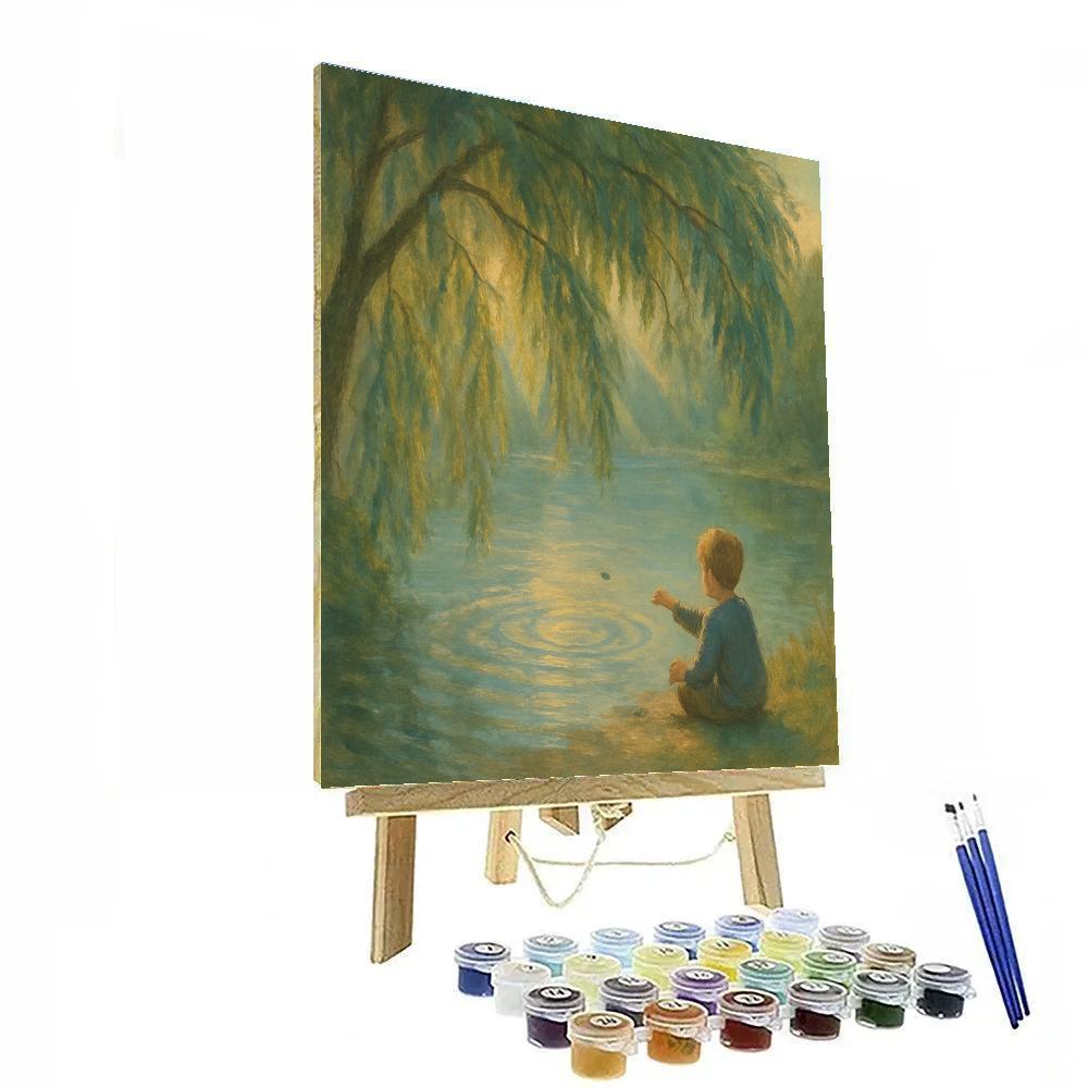 Willow Bend Morning Paint by numbers art