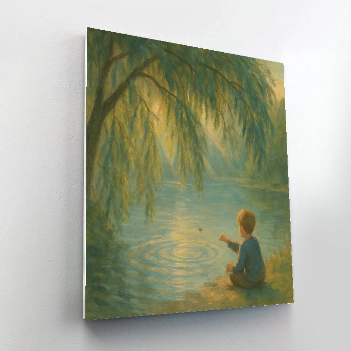 Willow Bend Morning Paint by numbers art