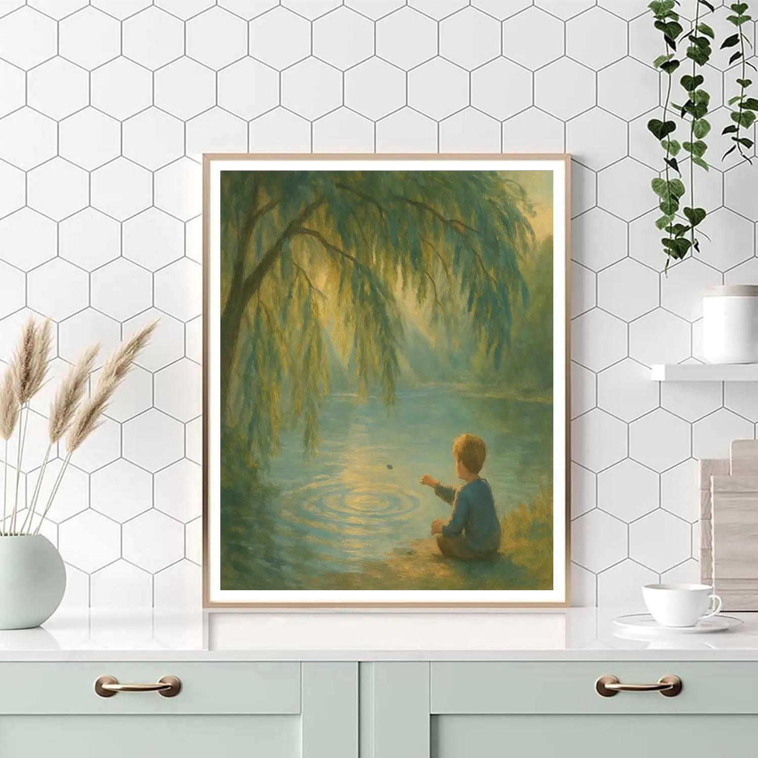 Willow Bend Morning Paint by numbers art