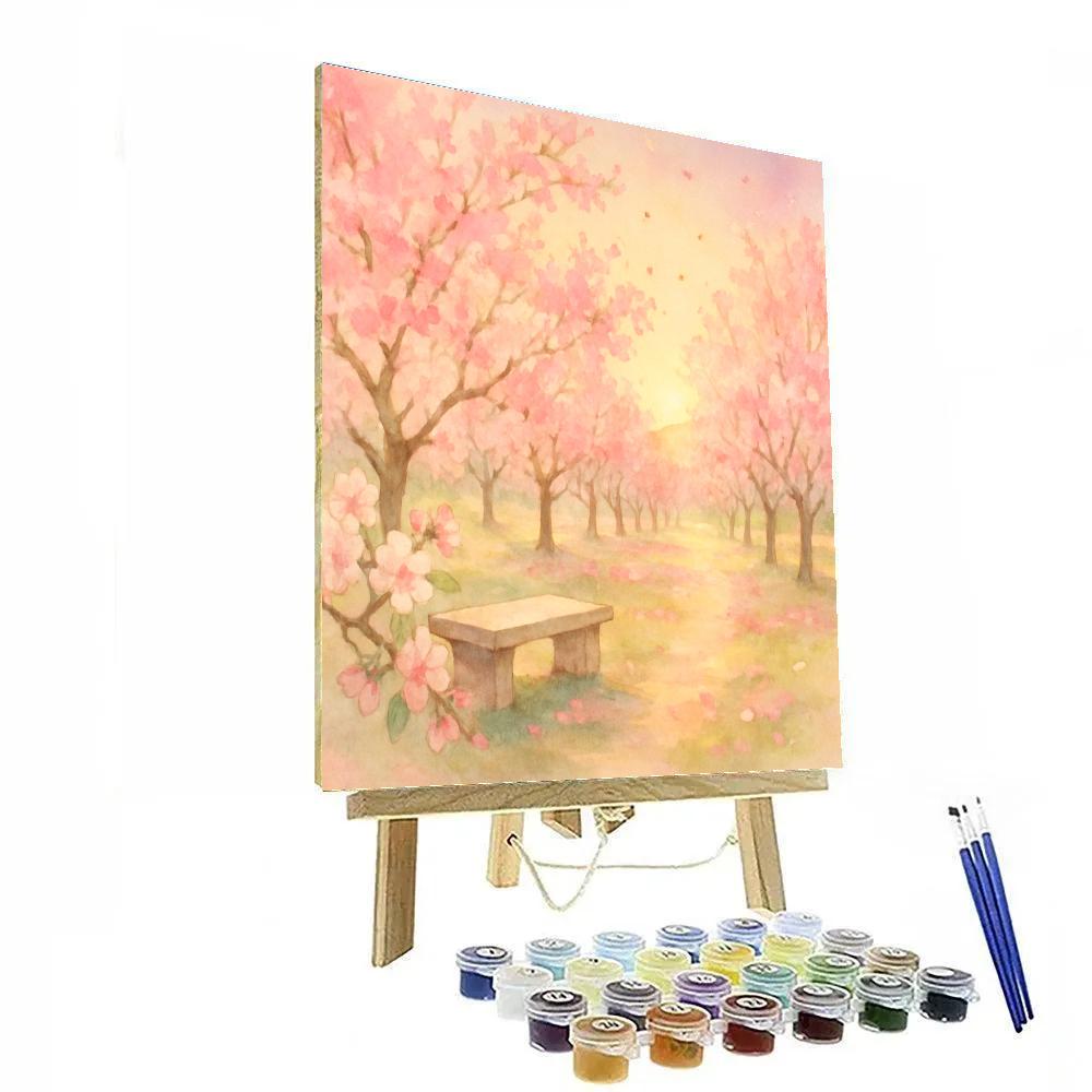 Spring Orchard With Honeylight painting number kit