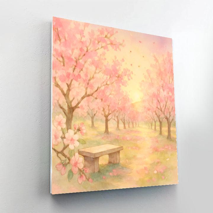 Spring Orchard With Honeylight painting number kit