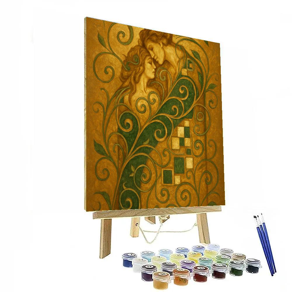 Gustav Gilded Spiral paint by color