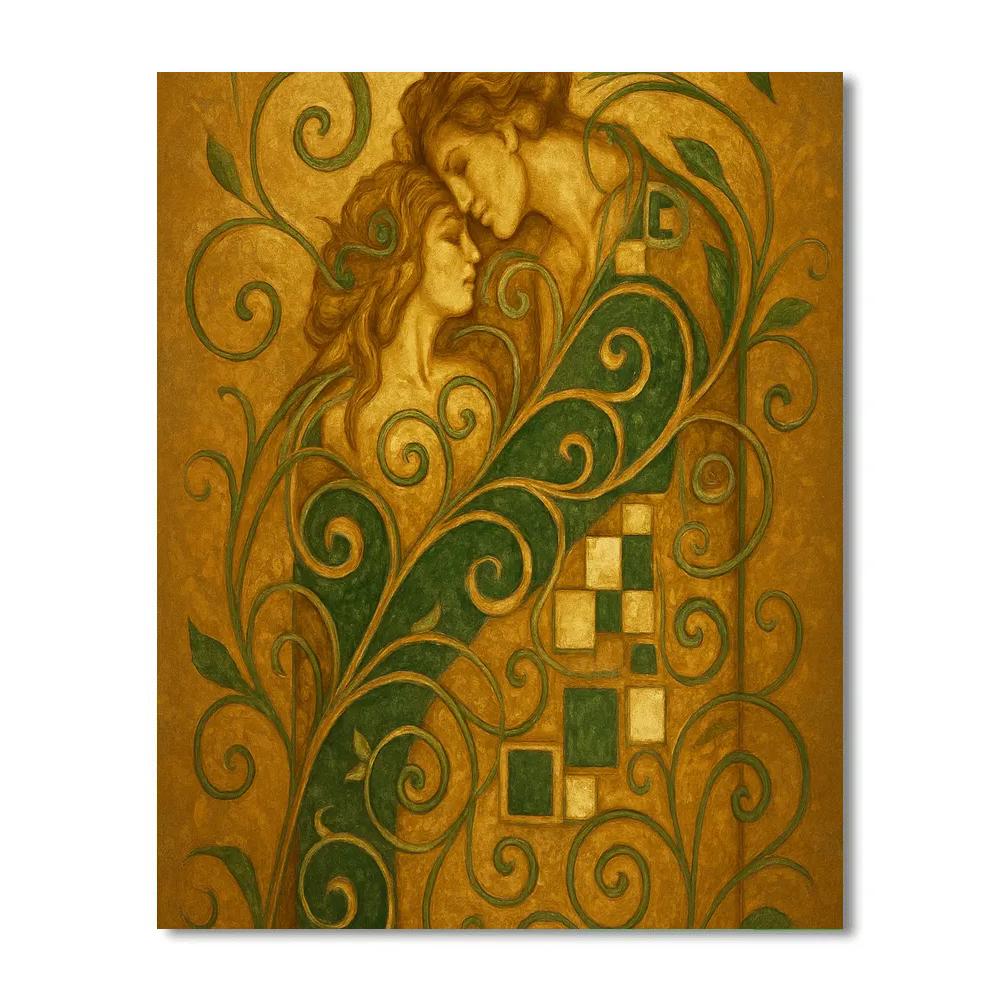 Gustav Gilded Spiral paint by color