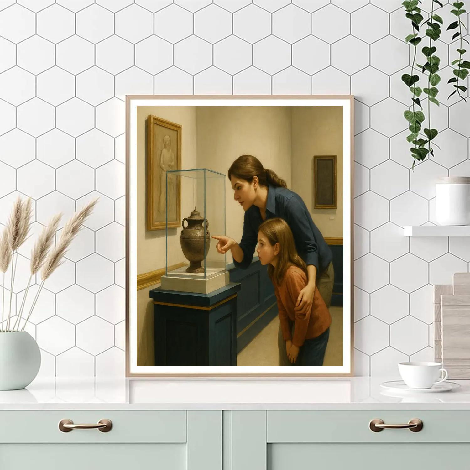 Museum Morning Learning Together Painting by numbers kit