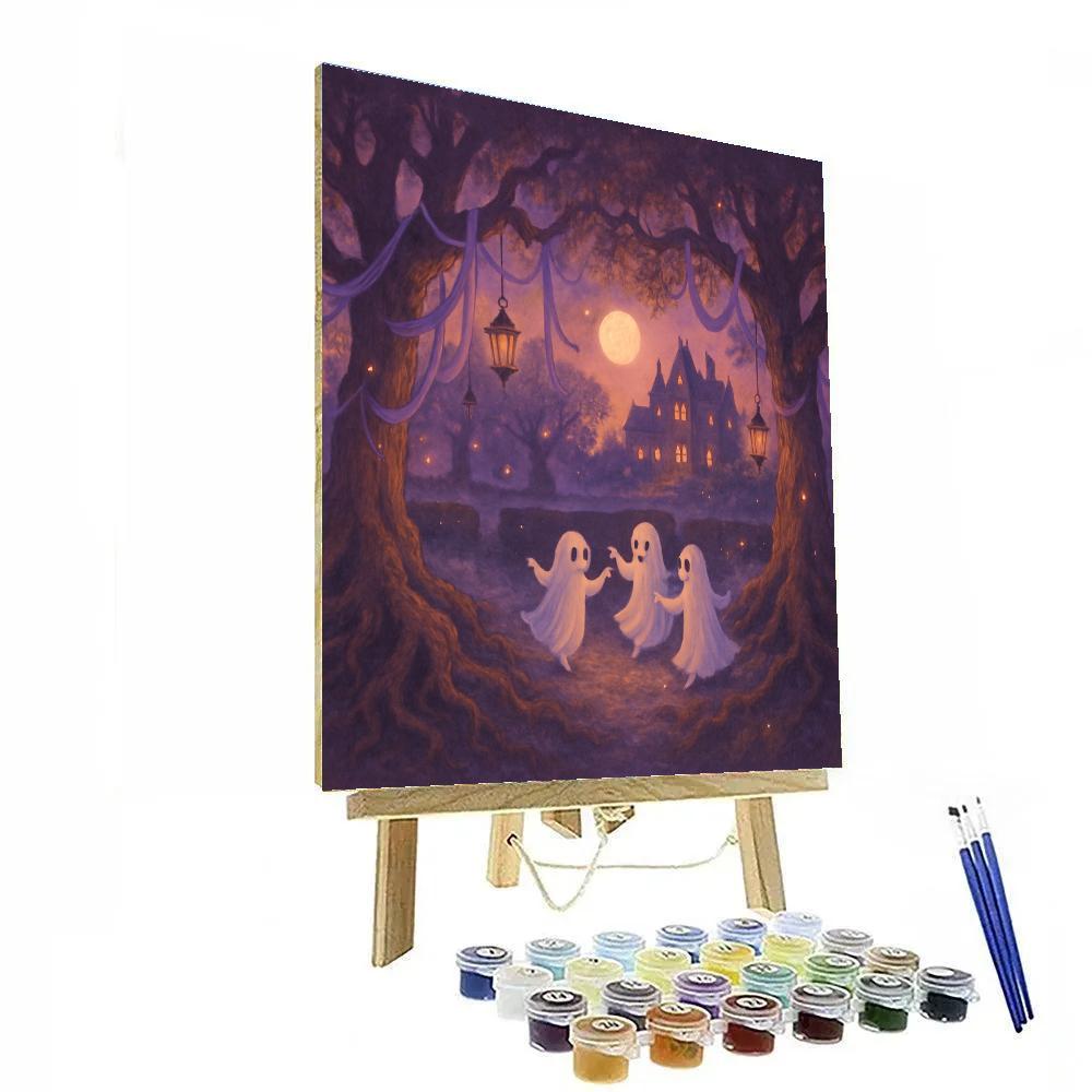 Lantern Garden Of Whispering Oaks paint by numbers