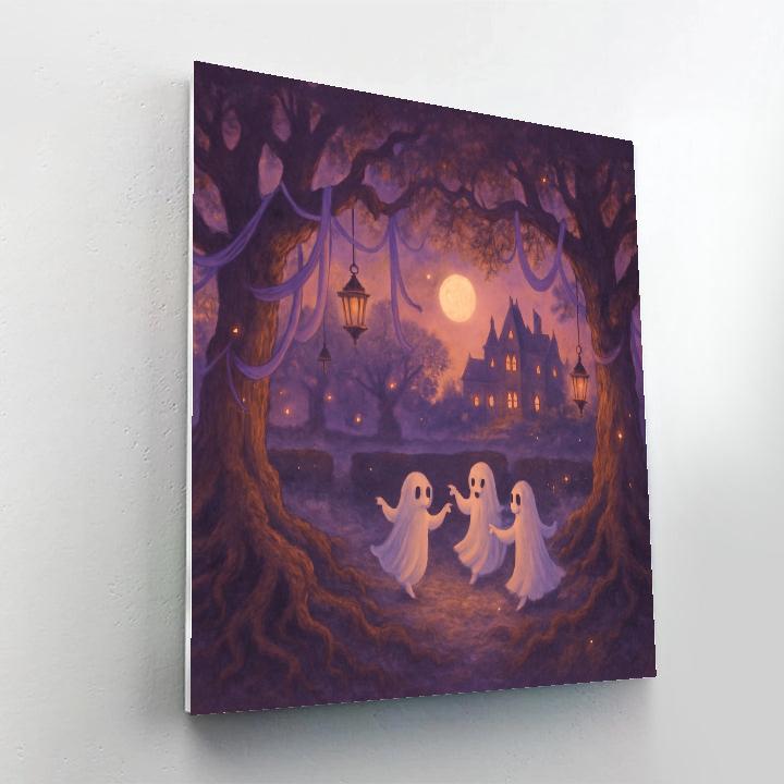 Lantern Garden Of Whispering Oaks paint by numbers